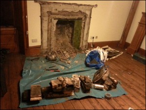 Fireplace recess