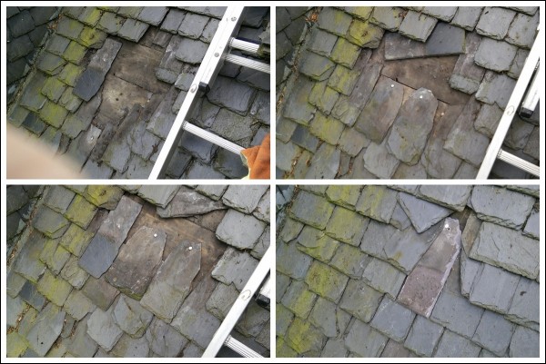 Replacing old slates